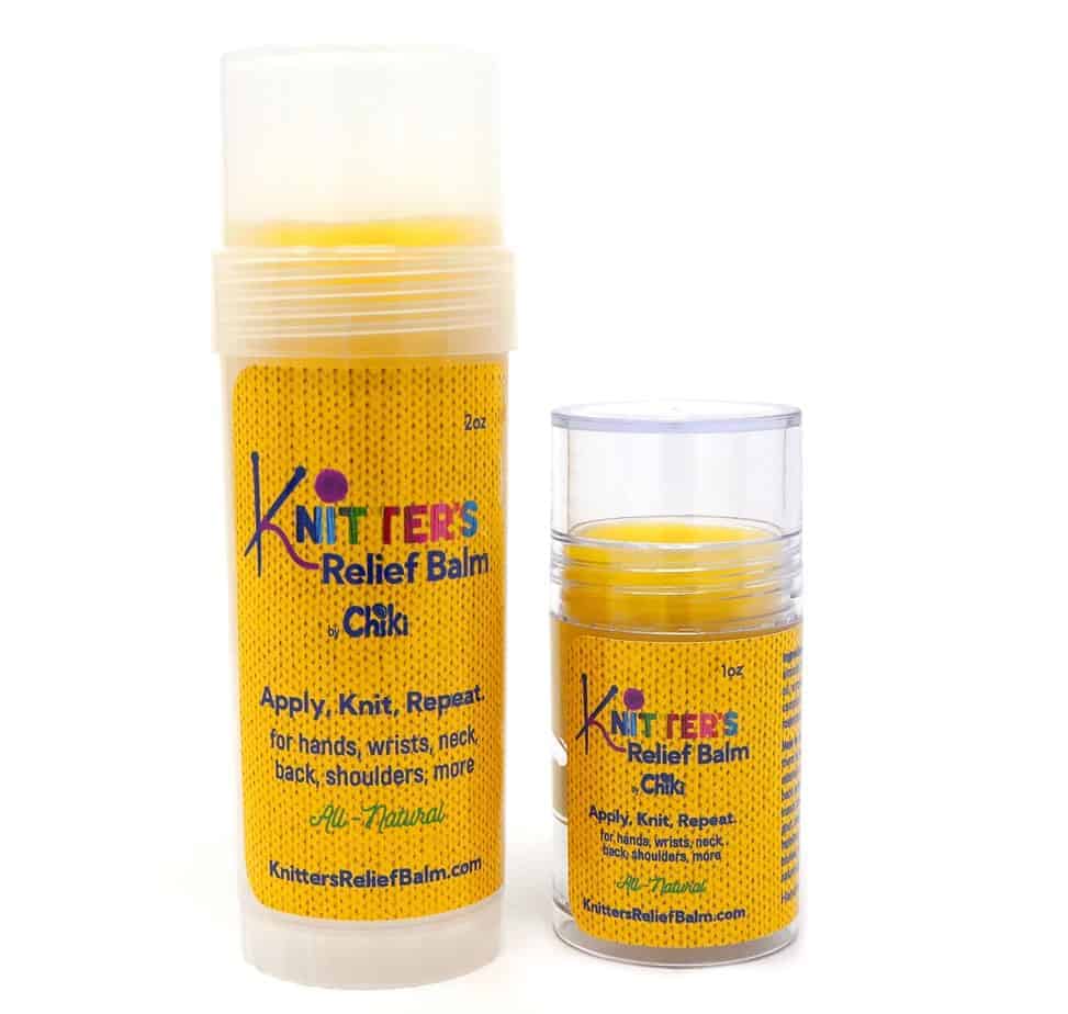 Knitter's Relief Balm 1oz and 2oz tubes
