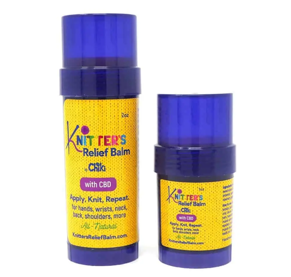 Knitter’s Relief Balm CBD - 1oz and 2oz tubes